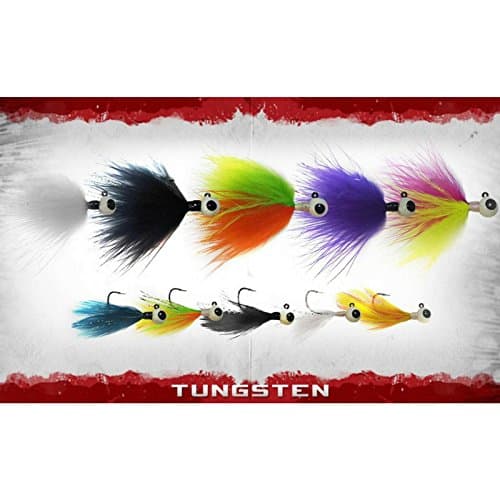 Feather/Marabou Tungsten Round Heads