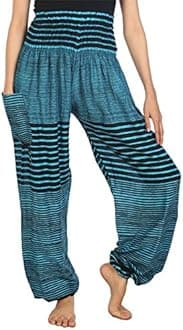 LOFBAZHarem Boho Pants for Women Yoga S-4XL Plus Hippie Clothing PJ