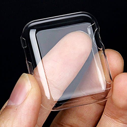 Casem¨ designed [SERIES 1] Apple Watch Screen Protector [38 mm] - Light Weight iWatch Bumper Protection Case for Glass Screen