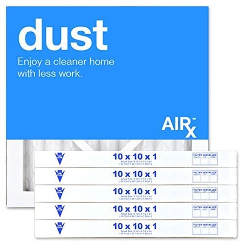 10" X 10" X 1" MERV 8 Pleated Filter, 6-Pack