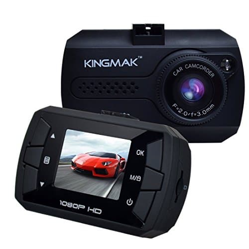 Kingmak Mini Full HD 1080P Car Dash Camera DVR Dashboard Cam with G-Sensor, Motion Detection, Loop Recording