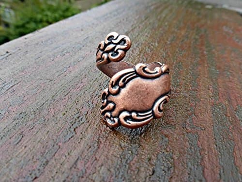 Copper Spoon Ring, adjustable spoon ring, Sizes 6-10. Bohemian, boho, fashion and accessories. Copper jewelry, jewellery.