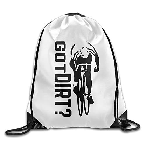 Yaurens Got Dirt Bike Motocross Racing Withe Drawstring Backpack Rucksack Gym Bag Travel Sports Bag