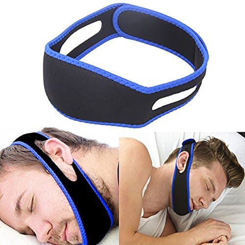Danfox Advanced Anti Snoring Chin Strap Aids Soft Comfortable Snore Device Stop Sleep Snoring for Mouth Breathing (Round)