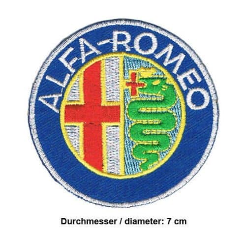 3-Pack ALFA ROMEO Patch Sew Iron on Embroidered