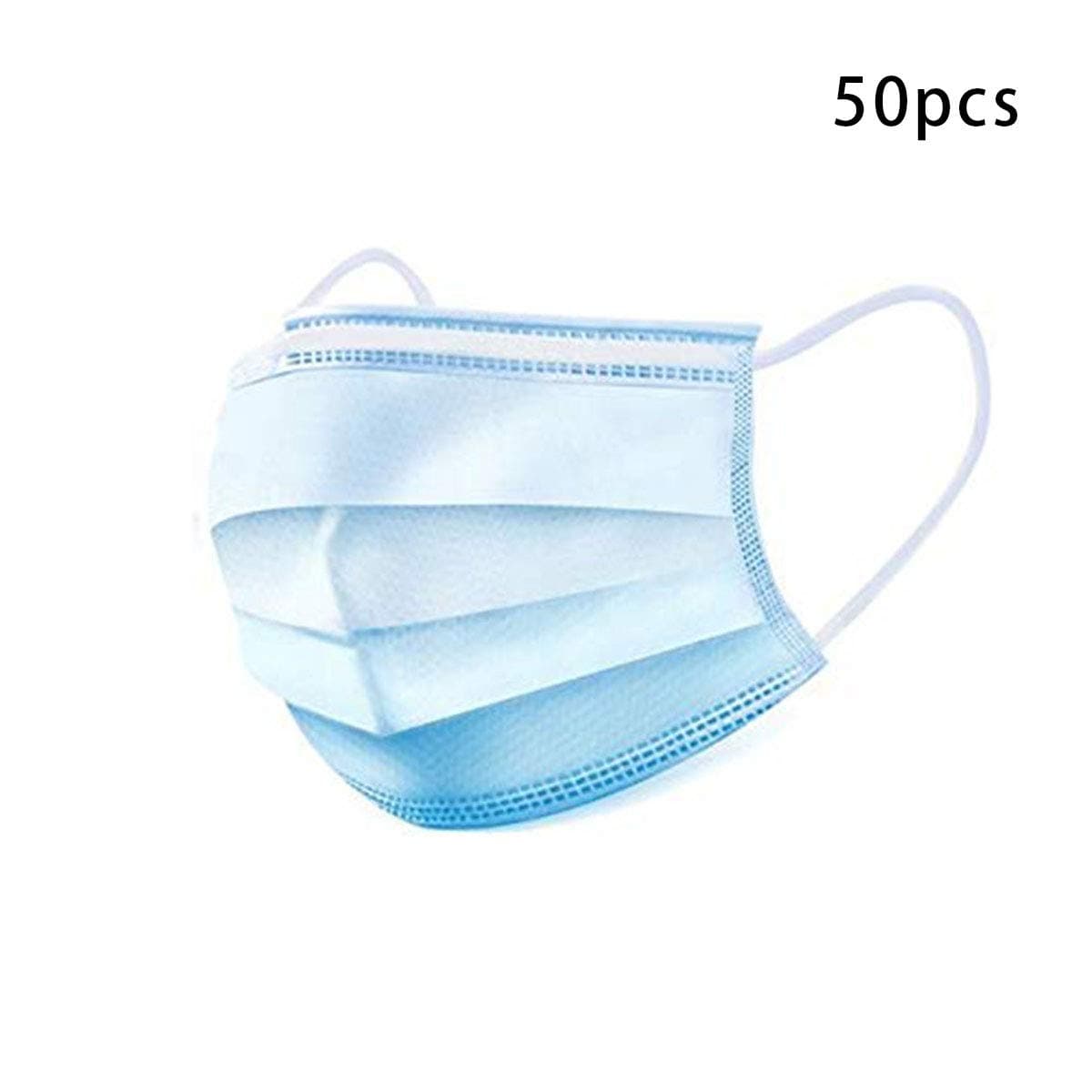 50 Pcs Charcoal Disposable Face Mask Carbon Filter Earloop Mouth Cover Anti Dust Face Mouth Masks Respirator Medical