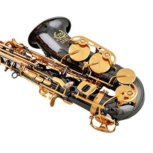 Saxophones Wind Instruments Alto E-flat Suitble For Beginners Or Performance Black Nickel Factory Direct Sales (Color : Midrange)