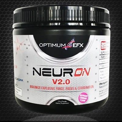 NEURON V2.0 - 174g - Neural Drive Pre-workout Powder - Maximize Explosive Force, Energy, Focus and Coordination w/Alpha GPC- OPTIMUM EFX