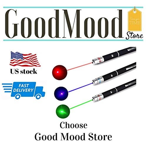 Good Mood Store Laser Pointer High Power 3PCS | Green + Blue Violet + Red | Hunting Rifle Scope Sight Laser Pen, Remote Laser Pointer, LED Interactive Baton Funny Laser Pointer Toys for Cat