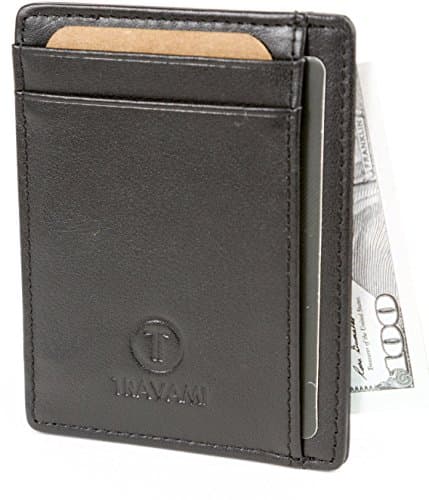 Travami - Front Pocket Wallet - RFID Blocking Leather Wallets - Slim|Minimalist