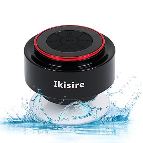 Bluetooth Shower Speaker - IPX7 Waterproof Wireless Portable Pool Speaker with HD Sound, Suction Cup and Built-in Microphone, Good Gift