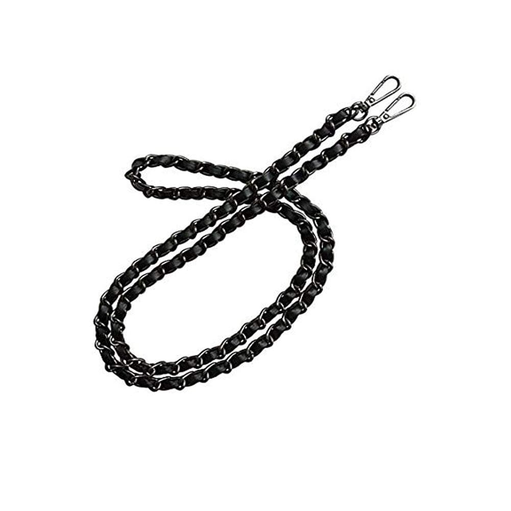 Synthetic Leather Metal Chain Genuine Replacement Interchangeable Shoulder Bag Strap Bag Accessories - 43 Inch