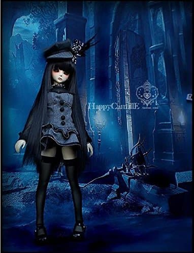 softgege 4 PCES BJD Doll Clothes 1/4 MSD DD BJD Dress Skirt Suit / Outfit Lolita Doll Dollfie LUTS / Wool Dress with Chiffon Long Sleeves