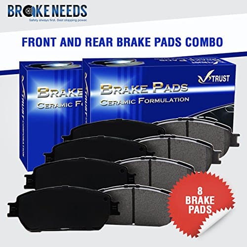 V-Trust Top Quality Ceramic Brake Pads Combo-VTCRDC000253-[FRONT+REAR Wheel]