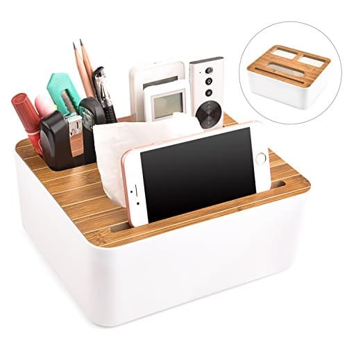 Tissue Box Cover, Phone Holder Remote Control Storage Box Cosmetics/Makeup Organizer Office Supplies Packing Box
