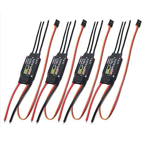 Bekia 4x EMAX BLHELI 30A ESC BEC 2A5V Speed Controller for FPV RC QAV250 Quadcopter