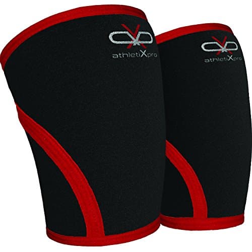 Knee Sleeves (Pair) Superior Support &amp; Compression for Weightlifting, CrossFit and Cardio Sports for Men and Women to Reduce the Risk of Injury &amp; Knee Pain … (Medium)