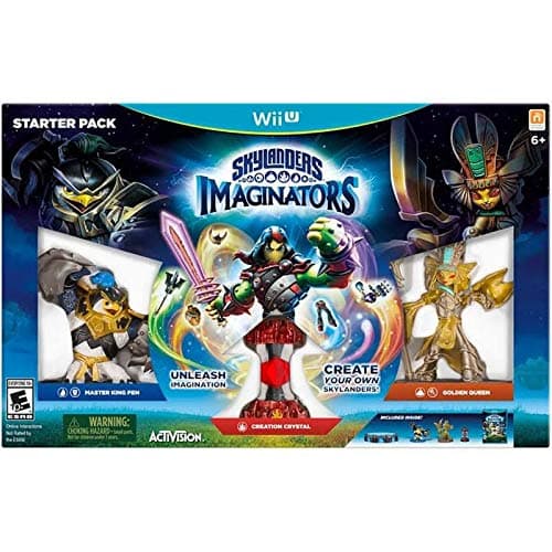 Skylanders Imaginators Starter Pack Nintendo Wii U - Master King Pen, Creation Crystal, & Golden Queen- Create Your Own Skylanders!! [video game]