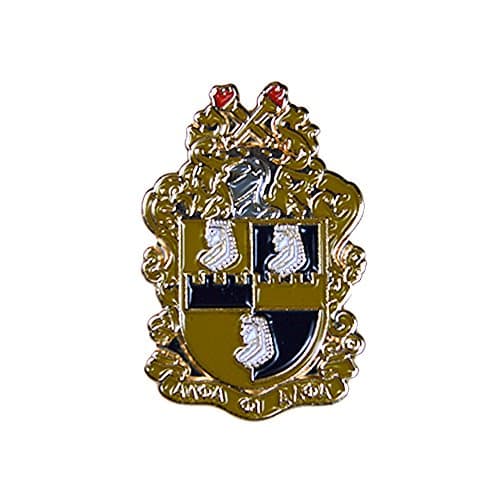 Alpha Phi Alpha Gold Color Crest Lapel Pin Fraternity Crest Lapel Pin Greek Formal Wear Blazer Jacket Officially Licensed by Coastal Palm