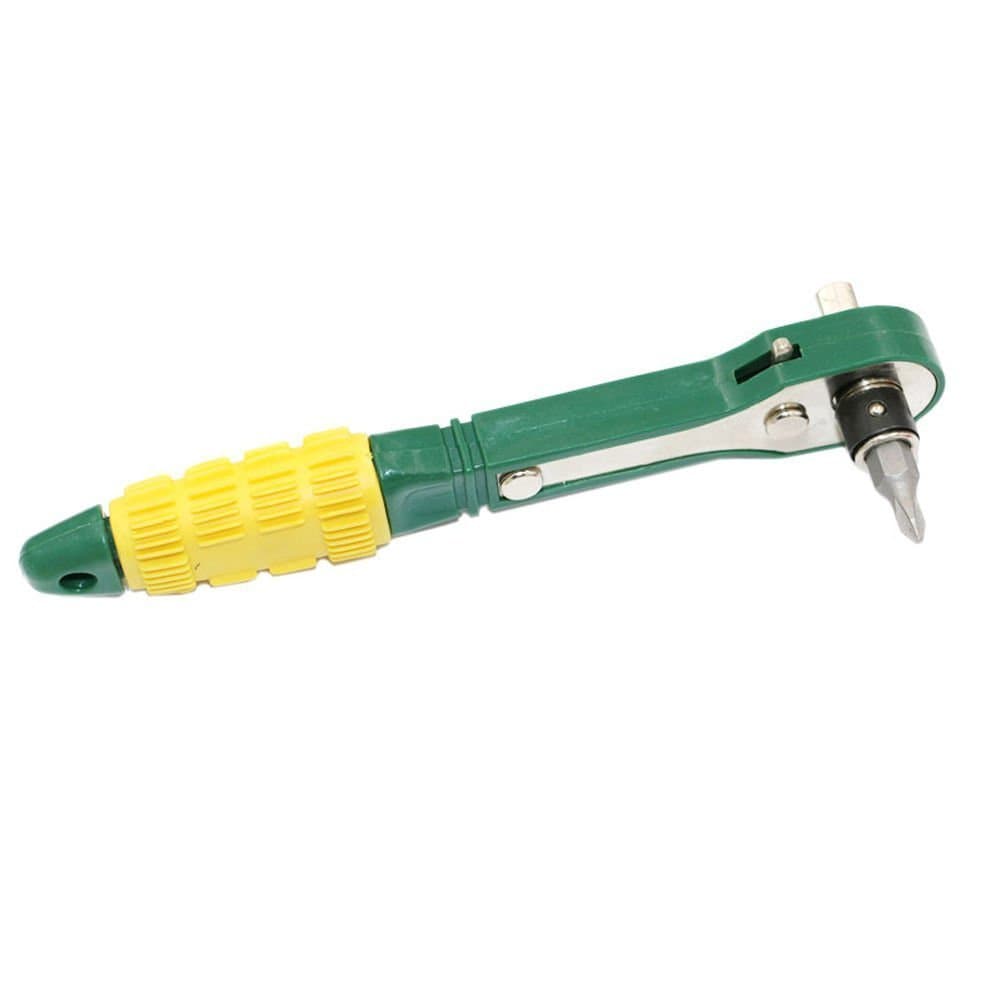 KingNew Mini Ratchet Wrench,6.35mm Screwdriver Rod Quick Socket Wrench Tool