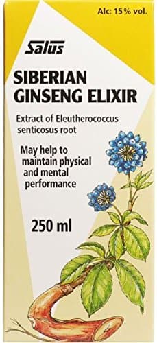 (12 PACK) - Salus Siberian Ginseng Elixir | 250ml | 12 PACK - SUPER SAVER - SAVE MONEY