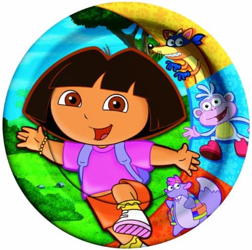 Dora the Explorer 9" Dinner Plates - 8 ct