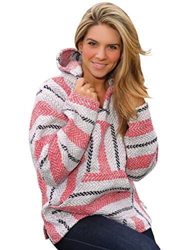 Sherbert Baja Pullover with Hood, Pouch Pocket, Inside Brushing