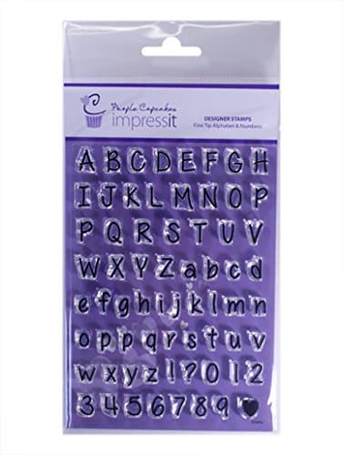 impressit stamp cake decorating - Alphabet & Numbers: Fine Tip for Embossing Icing, Sugarpaste, Fon.