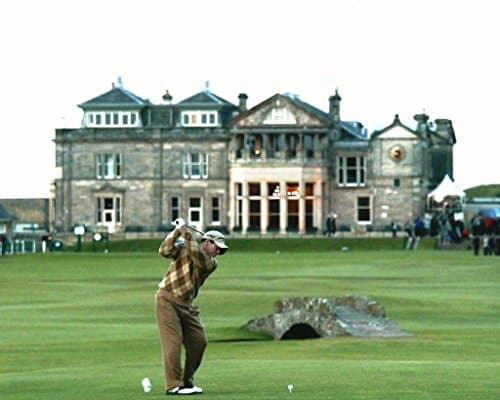Tom Watson playing his final round at St Andrews during the British Open Photo Picture