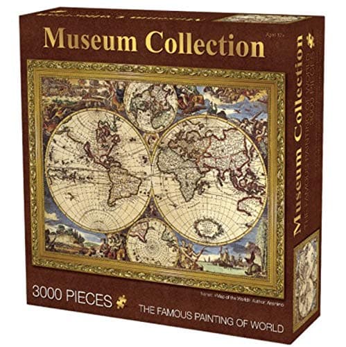 3000 Pcs Educational Paper Jigsaw Puzzle, Well Cut Gradient Puzzle,Oil Painting Series Puzzle Educational Stress Relief Game for Adult Kids