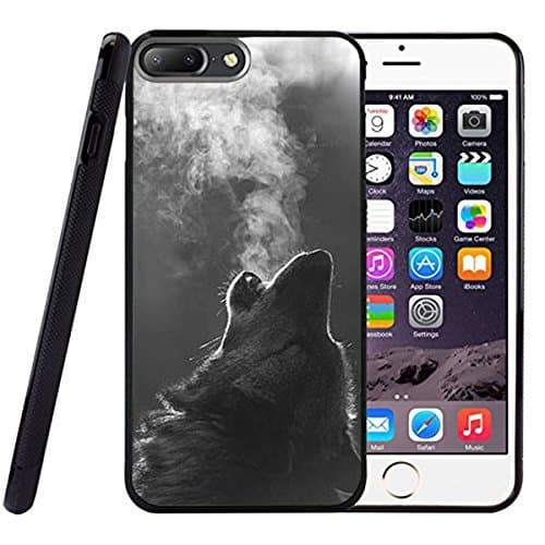 Drop proof designer pair giraffes designer animal pattern design print for iPhone 7 Plus Cover Case giraffe print Black tpu Case 250mm*300mm