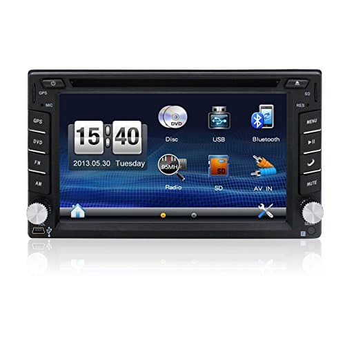 Generic Free Reviewer Camera in-Dash Double Din 6.2 inch Touchscreen Car DVD Player Stereo GPS Navigation Support Sd/fm/am Radio/bluetooth/dvd/cd/usb/sd/mp4/mp3/av-in