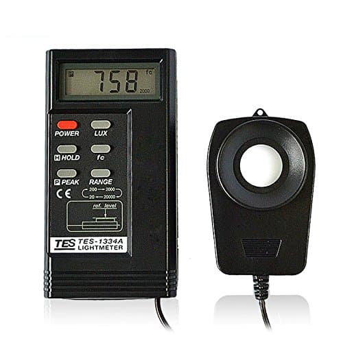 Smart Meter TES-1334A 0~20000 Digital Light Level Lux Illuminanc Meter Tester Photo Sensor