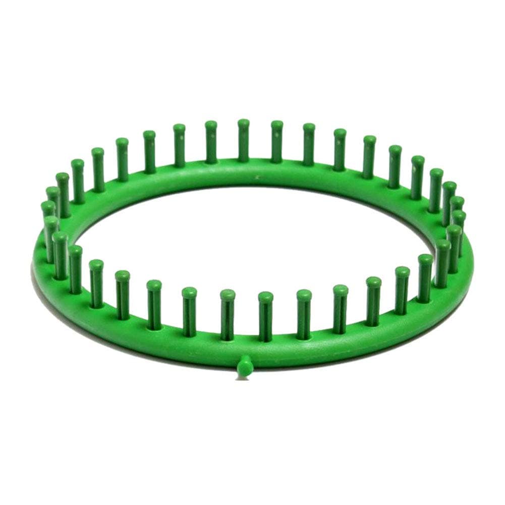 Round Knitting Looms Set, DIY Home Round Craft Tool with Hook Needle Kit for Hat Scarf Shawl Sweater Sock Blankets Knitter