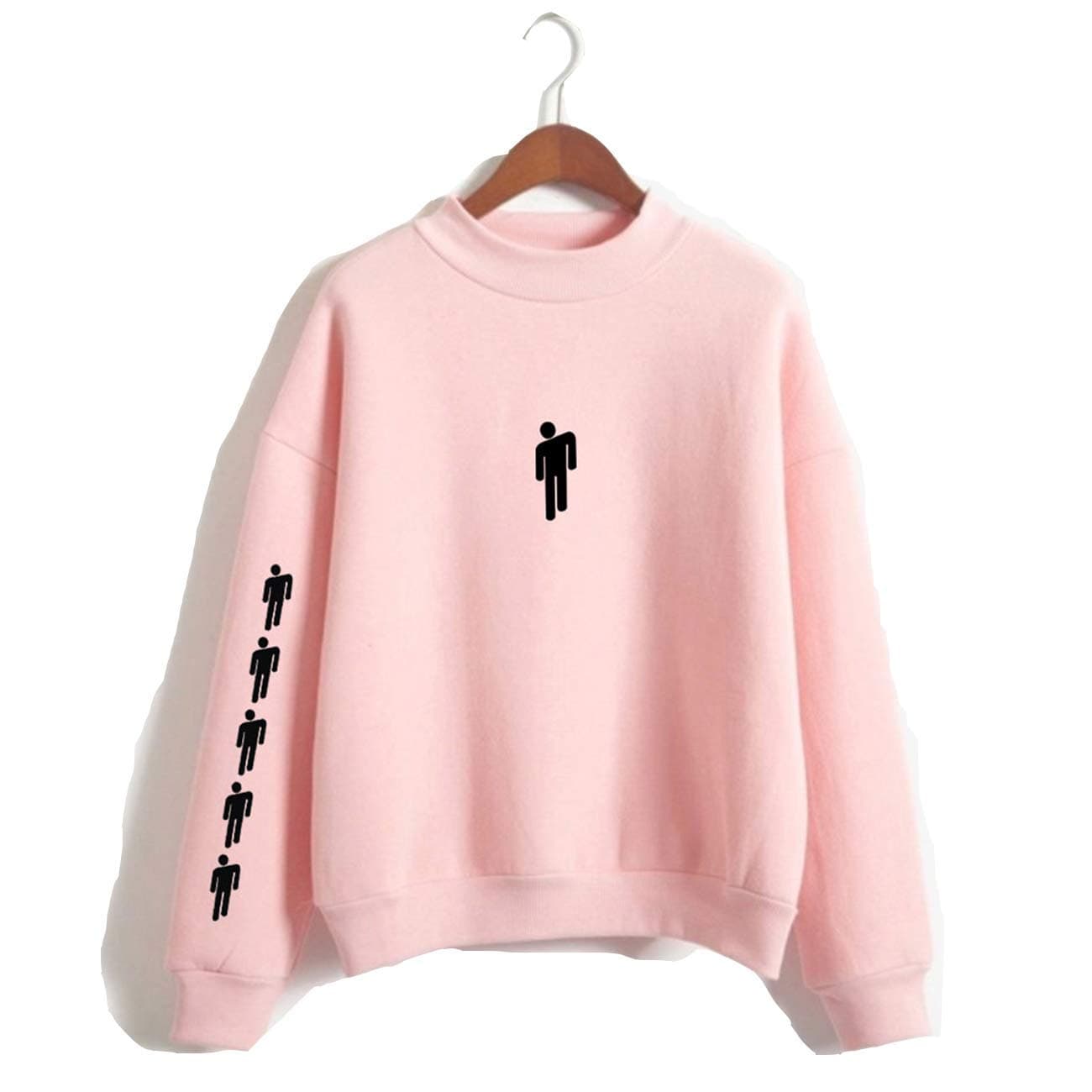 Unisex Billie Eilish When We All Fall Asleep Where Do We Go Round Necklace Hoodie Sweatshirt for Fans