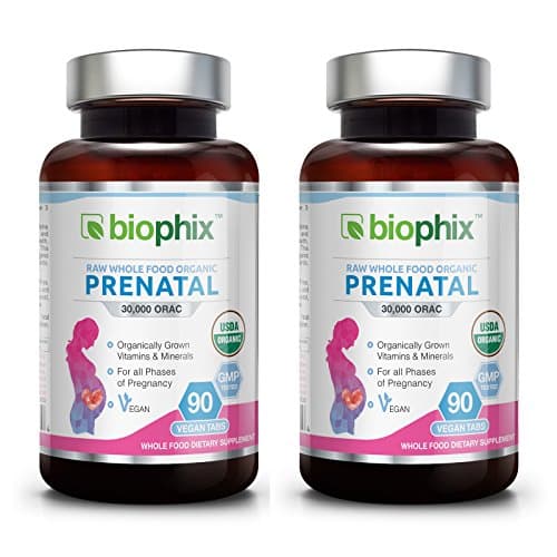Biophix Prenatal USDA Organic 90 Tabs 2 Pack