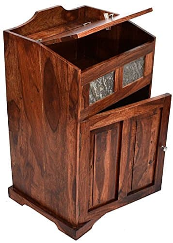 Daintree TimberTaste FABEE Solid Wood End Accent Table (Natural Teak Finish)