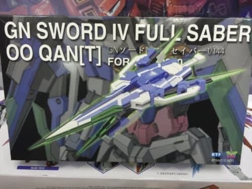 BTF 1/144 GN SWORD IV FULL SABER Model Kit for RG 00 QAN Gundam New