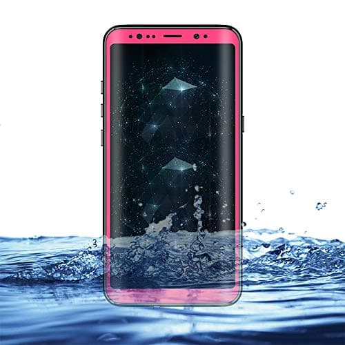 Eazewell Galaxy Note 8 Waterproof Case, Ultra Slim 100% Underwater Cover Shockproof Snowproof Dirtproof Protective Skin Rugged Box for Samsung Galaxy Note 8 SM-N950 (Pink)