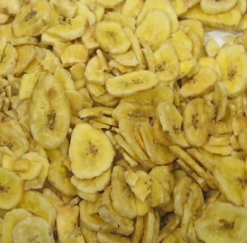 Bulk Dried Fruit, Banana Chips, Unsweetened, 13 Lbs