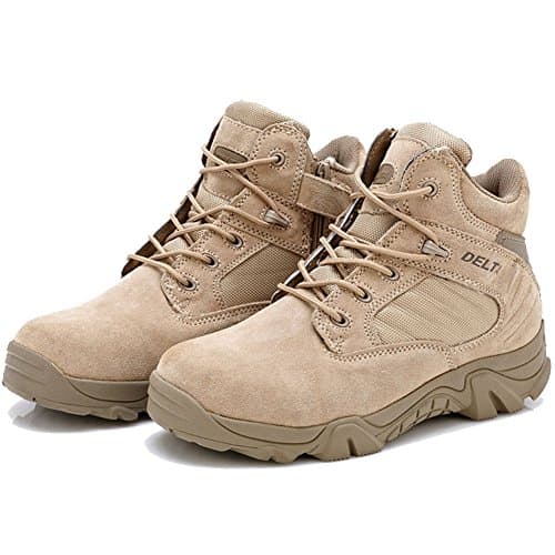 Atled Men's Delta Side Zip Uniform Work Ankle Boots (11, Camel)