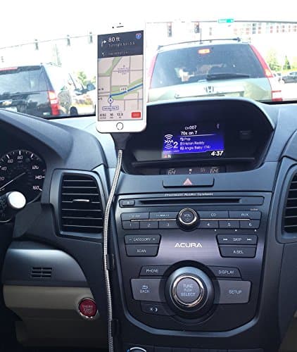 Car Cellphone Lightning Charger and Data Transfer Cable/Stand Metallic Silver USB CABLE for android