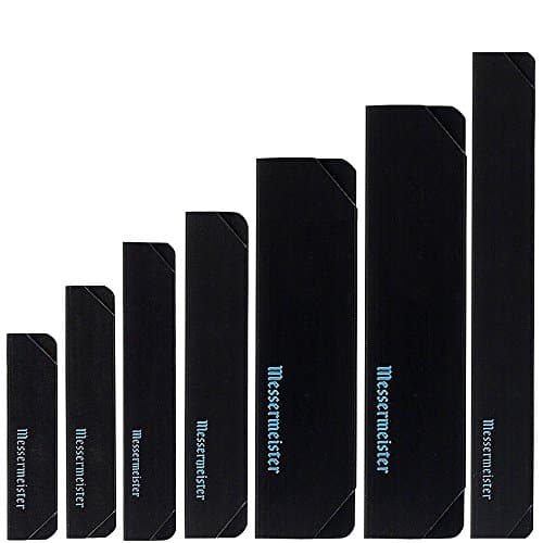 Messermeister 7pc Knife Blade / Edge Guard Set - Black