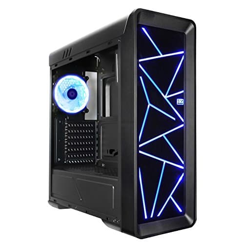 Xigmatek Streamliner Mid Tower Gaming Case - Black USB 3.0