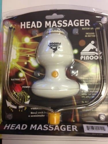PINOOK 804879241409W Head Massager, White