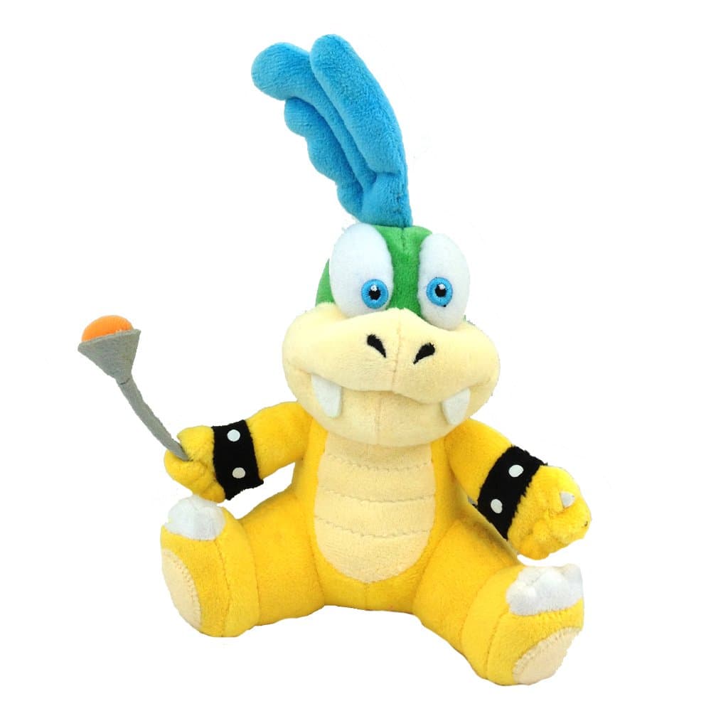 Super Mario Bros Larry Koopa Plush Toy Stuffed Animal Cheatsy Male Koopalings 7.5"