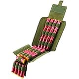 Depring MOLLE Tactical 25 Rounds Shotshell Pouch Holder Compact Foldable Shotgun Reload Ammo Mag Bag Quick Access Shotgun Shell Carrier