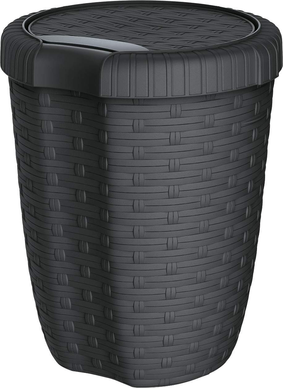 M-Home | Bin 27 L | Imitation Wicker | Anthracite