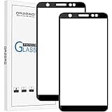 Orzero (2 Pack) for ASUS ZenFone Max M1 ZB555KL Tempered Glass Screen Protector, 2.5D Arc Edges 9 Hardness HD Anti-Scratch Full-Coverage (Lifetime Replacement)