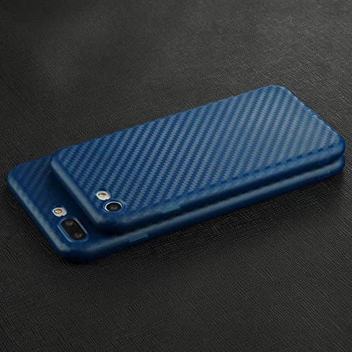 Apple iPhone 6s Case, iPhone 6 Case Carbon Fiber TPU Slim Soft Phone Back Case Cover Skin for Apple iPhone 6s 6 (Blue for iPhone 6s 6 4.7")